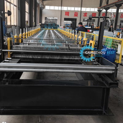 Russia Popular Design Galvanized Steel Roofing Tile Making Roll Forming Machine