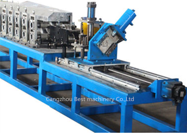 Stud And Track Roll Forming Machine PLC Control Flying Saw Cutting Type