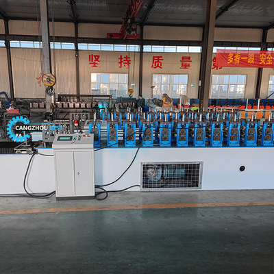 Adjustable Steel Stud And Track Roll Forming Machine With ±2mm Cutting Tolerance And Omron Encoder