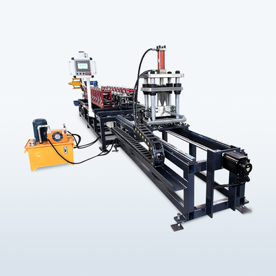Adjustable Cutting Length C Stud Roll Forming Machine With Hydraulic Cutting System