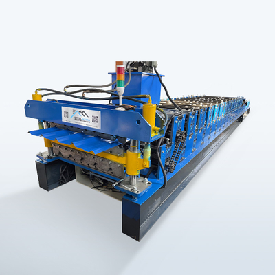 Steel Profile Double Layer High Rib Zimbabwe Popular Roofing Sheet Roll Forming Machine