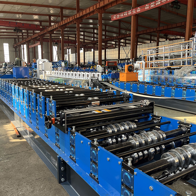 Steel Profile Double Layer High Rib Zimbabwe Popular Roofing Sheet Roll Forming Machine
