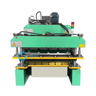 YX840&amp;836 Steel Profile Double Layer Roofing Color Sheet Roll Forming Machine