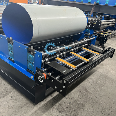 Peru Popular Tr4&amp;Tr5 Double Layer Steel Profile Galvanized Zinc Coating Roof Roll Forming Machine
