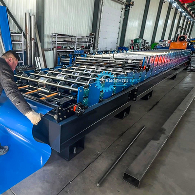 Double Layer Steel Corrugated&amp;Trapezadial Color Steel Roof Sheet Roll Forming Machine