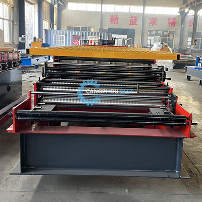 USA Design PLC Control Auto Cutting Double Layer Roof Sheet Roll Forming Machine