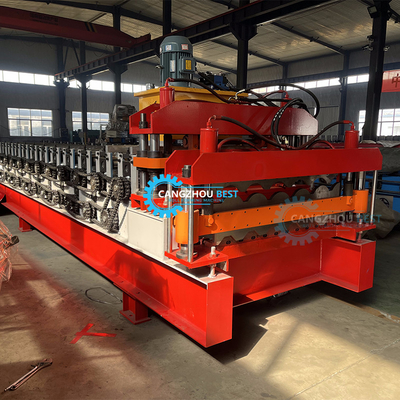 Coil Width 1220mm Roof Tile&amp;Trapezodial Roof Sheet Double Layer Roof Roll Forming Machine