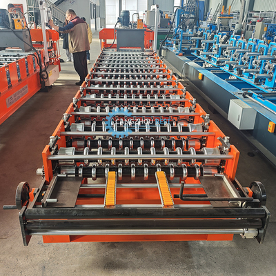 Color Steel Corrugated Profile Single Layer Roll Forming Machine