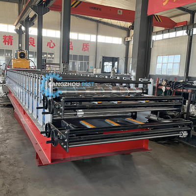 Automatic Operation Steel Tile Roof Sheet Machine For Smooth Production