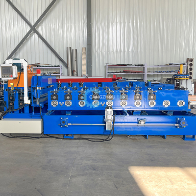 Auto Change Size PU Liner Steel Profile Roof Sheet Roll Forming Machine For 0.3-0.8mm