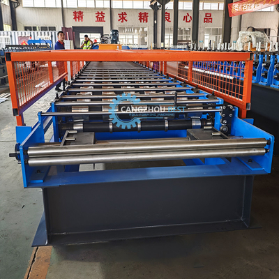 Automatic PPGI GI Cut-Off Steel Profile Roofing Sheet Roll Forming Machine