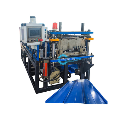 Color Steel Auto Change Size Portable Standing Seam Roof Sheet Roll Forming Machine