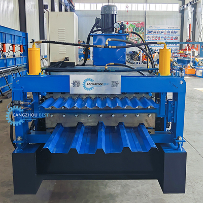 IBR 686 Corrugated 762 Steel Profile Double Layer Roofing Sheet Roll Forming Machine
