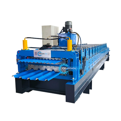 IBR 686 Corrugated 762 Steel Profile Double Layer Roofing Sheet Roll Forming Machine