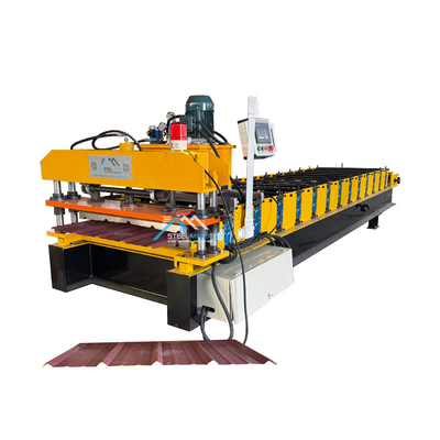 PLC Control System Metal Roofing Machine For 0.3mm-0.8mm