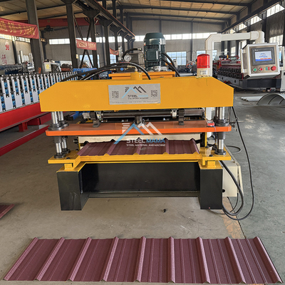 PLC Control System Metal Roofing Machine For 0.3mm-0.8mm
