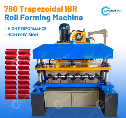 Customizable Roofing Sheet Roll Forming Machine 8-15m/Min Speed Hydraulic Cutting Any Length Cutting For Business