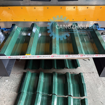 Durable Double Layer Trapezodial Steel Profile Roofing Sheet Roll Forming Machine
