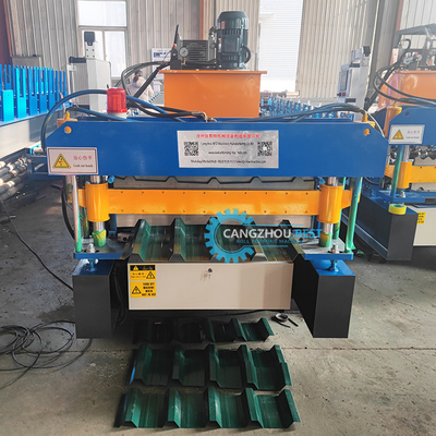 Durable Double Layer Trapezodial Steel Profile Roofing Sheet Roll Forming Machine