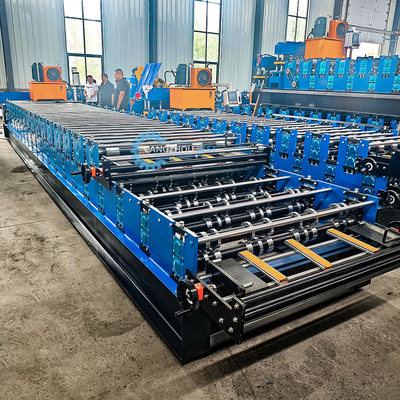 15-20m/Min Double Layer Roofing Roll Forming Machine For Customized Width Manufacturing Needs