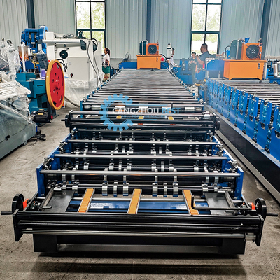 15-20m/Min Double Layer Roofing Roll Forming Machine For Customized Width Manufacturing Needs