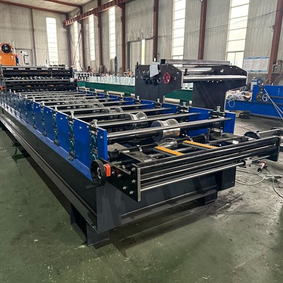 0.25-0.6mm Thickness Three Layer Roll Forming Machine 5.5Kw Main Motor Power
