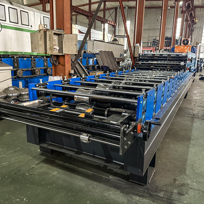 0.25-0.6mm Thickness Three Layer Roll Forming Machine 5.5Kw Main Motor Power