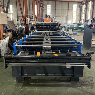 Delta Inverter Three Layer Roofing Steel Profile Roll Forming Machine For 0.25-0.6mm Material Thickness