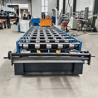 Durable 45# Steel Rollers Metal Roof Forming Machine With 3Kw Hydraulic Station Power And 5.5Kw Main Motor Power