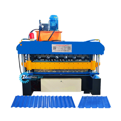 Steel Profile Customized Width Double Layer Forming Machine For 0.25-0.6mm Material Thickness