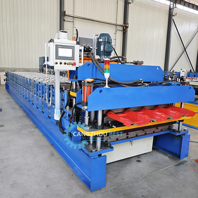 Customized Width Double Layer Roll Forming Machine 8-12m/Min Fast Speed