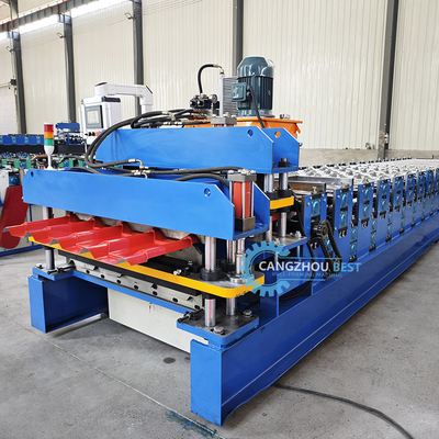 Customized Width Double Layer Roll Forming Machine 8-12m/Min Fast Speed
