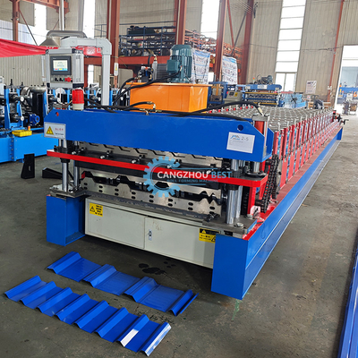 Two Profile In One Roll Forming Machine For PPGI Raw Material And Fast Production Speed