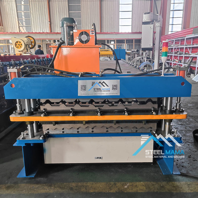 Customizable Double Layer Roof Sheet Machine With Delta PLC And High Grade 45 Steel Rollers