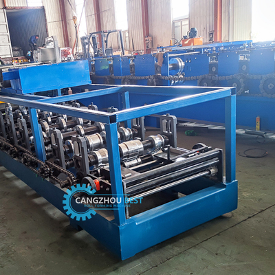 Hydraulic Cut Off Galvanized Steel Profile Portable Kr18 Standing Seam Roof Roll Forming Machine