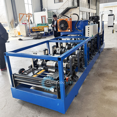 Customzied Portable Kr18 Standing Seam Roof Sheet Roll Forming Machine With Auto Seamer