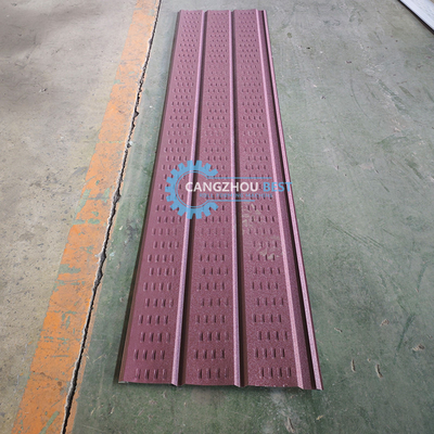 PLC Control High Speed Steel Wall Panel Soffit Panel Making Roll Forming Machine