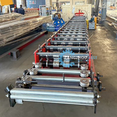 PLC Control High Speed Steel Wall Panel Soffit Panel Making Roll Forming Machine