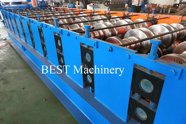 Metal Sheet Floor Decking Roofing Roll Forming Machines with Embossing Rollers Design