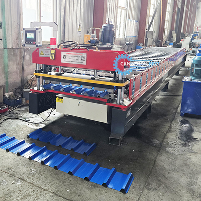 Auto Cutting Hydraulic Type Color Steel IBR Roofing Sheet Roll Forming Machine