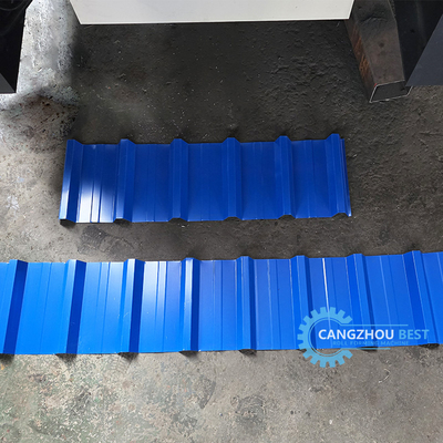 Auto Cutting Hydraulic Type Color Steel IBR Roofing Sheet Roll Forming Machine