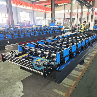 South Africa Single Layer 686 IBR High Rib Roof Profile Roll Forming Machine
