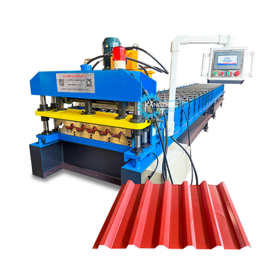 IBR Roofing Sheet Roll Forming Machine Hydraulic Cutting For Steel Profile