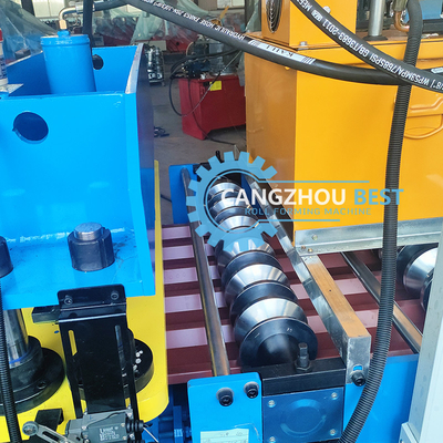 IBR Roofing Sheet Roll Forming Machine Hydraulic Cutting For Steel Profile