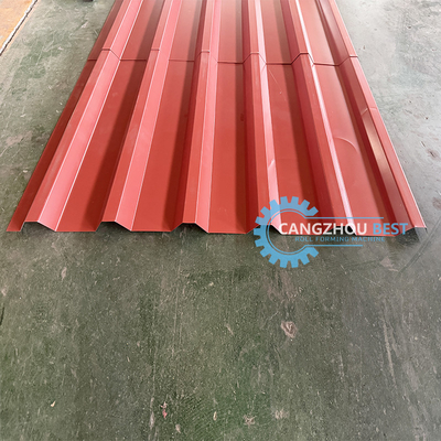 IBR Roofing Sheet Roll Forming Machine Hydraulic Cutting For Steel Profile