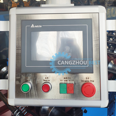 IBR Roofing Sheet Roll Forming Machine Hydraulic Cutting For Steel Profile