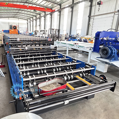 Roof Tile Corrugated IBR Three Profile In One Color Steel Roofing Sheet Roll Forming Machine