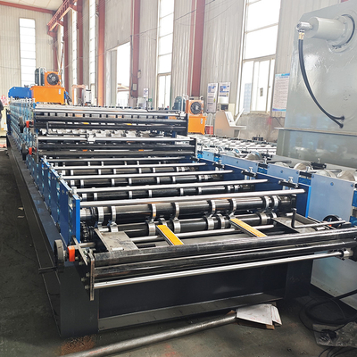 Color Steel Profile Roof Sheet Roll Forming Machine Three Layer Triple Designs