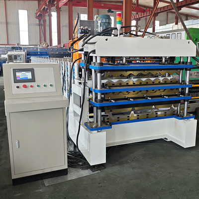 Canada Popular Triple Layer Tile IBR Roofing Sheet Roll Forming Machine