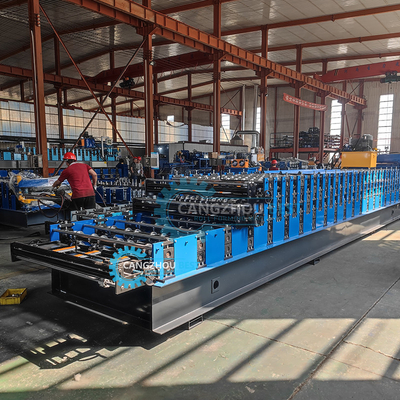 Chile Popular Zee Tile Corrguated Tr4 Three Layer Roof Sheet Roll Forming Machine